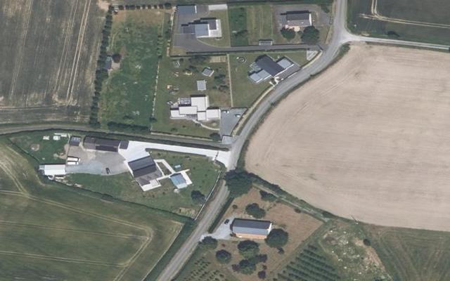 Vue aérienne — Déchetterie de Loireauxence (Varades)