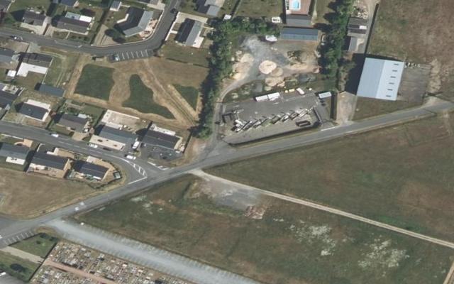 Vue aérienne — Déchetterie d'Allonnes