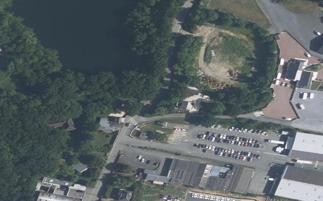 Vue aérienne — Déchetterie du Lac Bleu