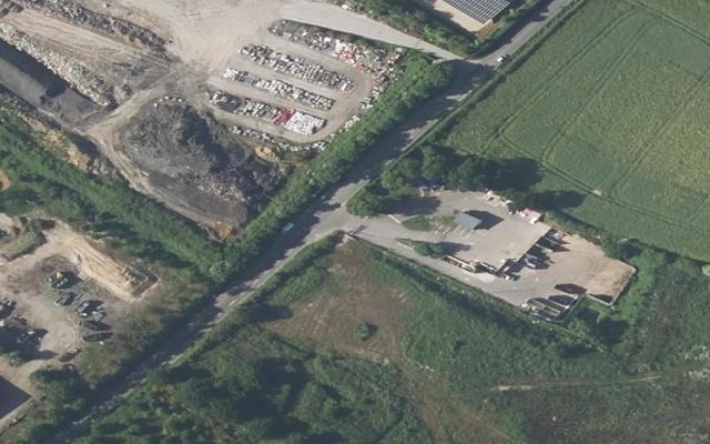 Vue aérienne — Déchetterie de Carquefou