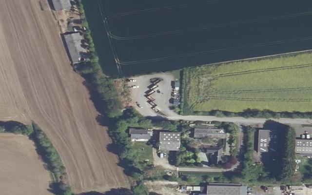 Vue aérienne — Déchetterie de La Chèze