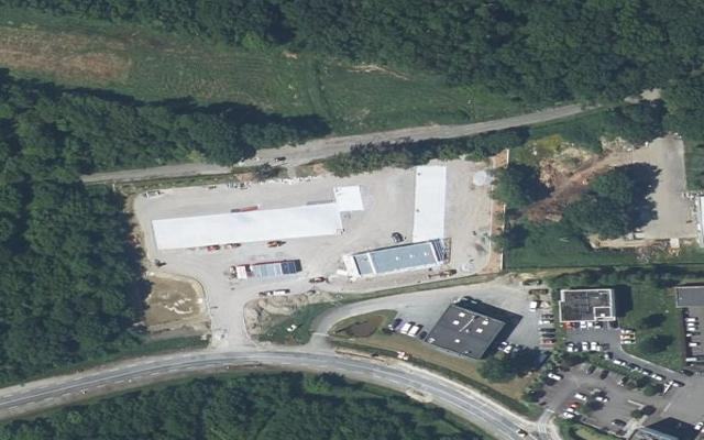 Vue aérienne — Déchetterie de La Montagne
