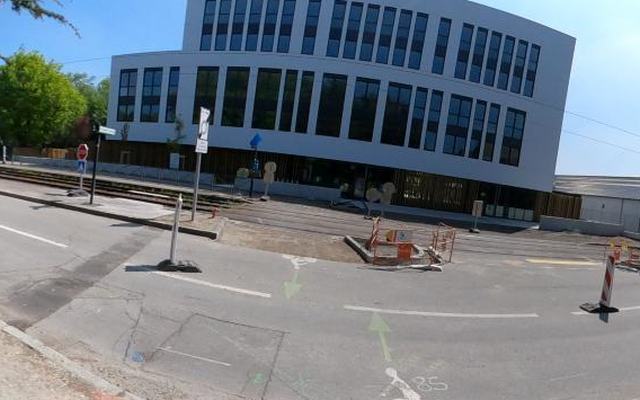 Vue depuis la rue — Écopoint de la Beaujoire
