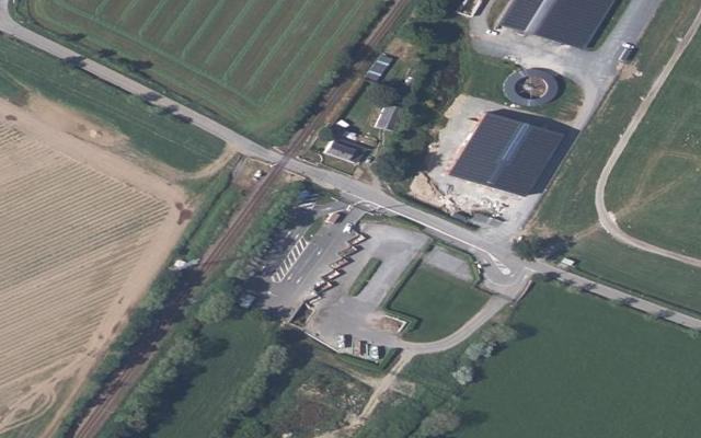 Vue aérienne — Déchetterie de Nort-sur-Erdre