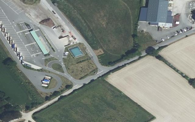 Vue aérienne — Déchetterie de La Plaine-sur-Mer