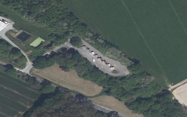 Vue aérienne — Déchetterie de Plessé