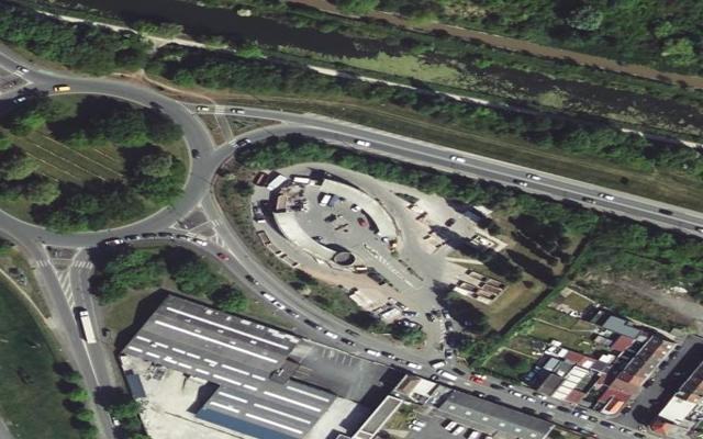 Vue aérienne — Déchetterie de Roubaix