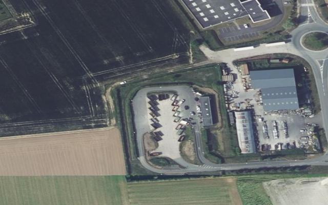 Vue aérienne — Déchetterie d'Aire-sur -la-Lys