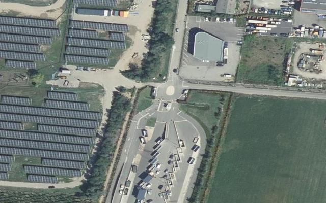 Vue aérienne — Déchetterie de Wintzenheim (Europe)