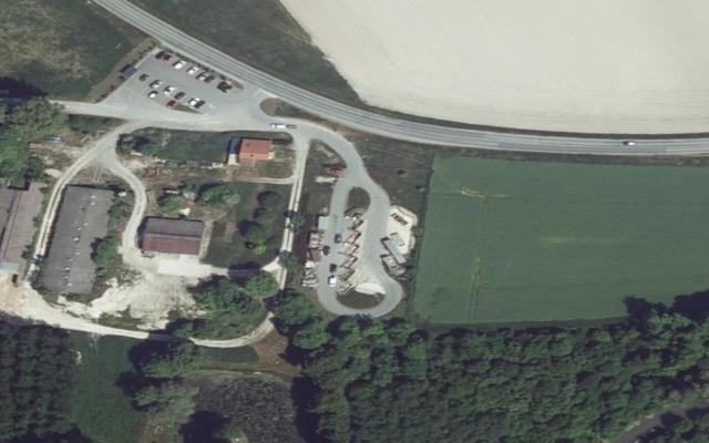Vue aérienne — Déchetterie du Châtelet- sur- Retourne
