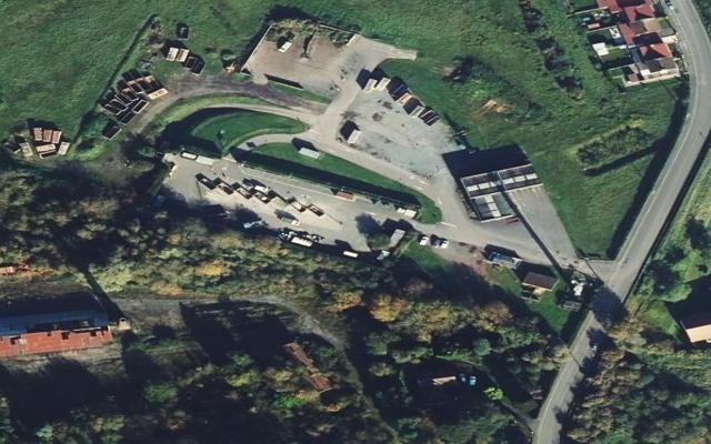 Vue aérienne — Déchetterie d'Isbergues