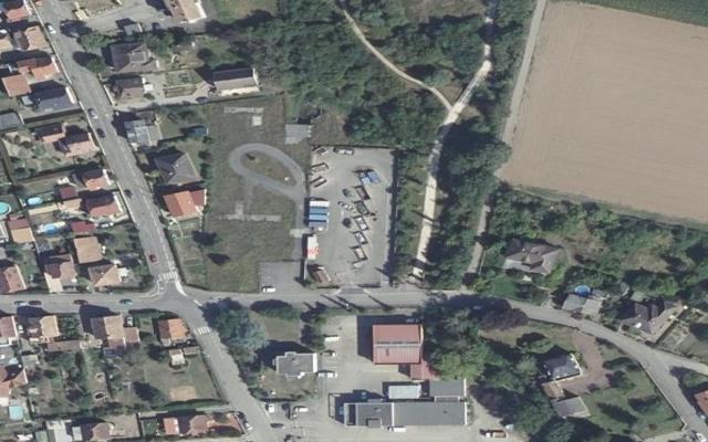 Vue aérienne — Déchetterie de Wittenheim