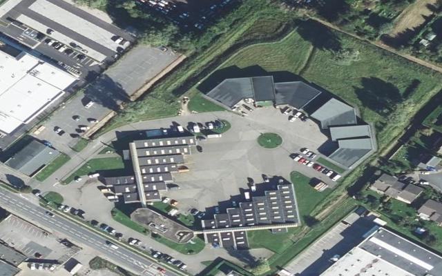 Vue aérienne — Déchetterie de Saint-Léonard