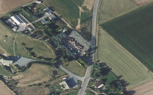 Vue aérienne — Déchetterie de Vis-en-Artois