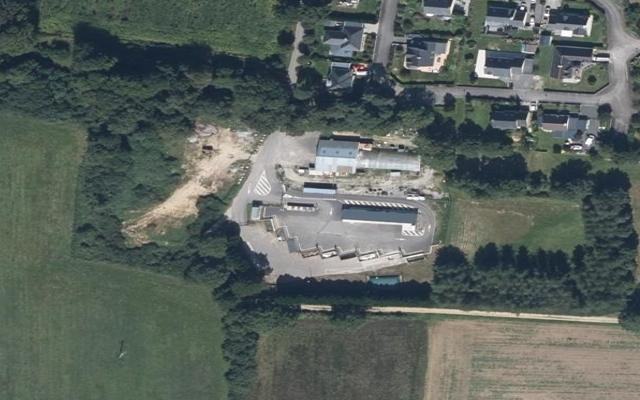Vue aérienne — Déchetterie du Guerno