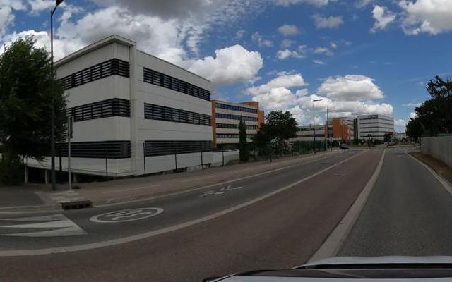 Vue depuis la rue — Déchetterie de Toulouse Cosmonautes