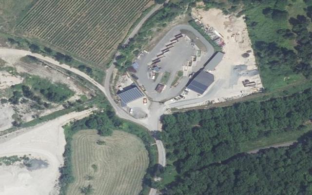 Vue aérienne — Déchetterie de Glanes