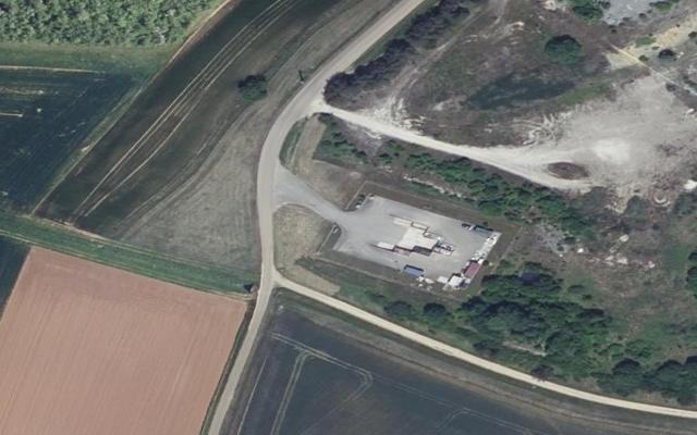 Vue aérienne — Déchetterie de Lagesse