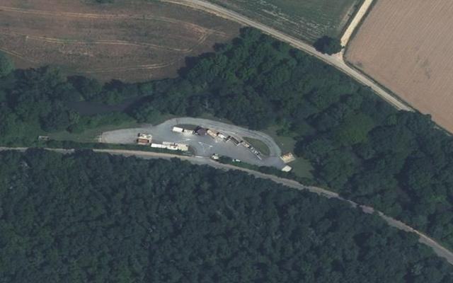 Vue aérienne — Déchetterie des Cabannes