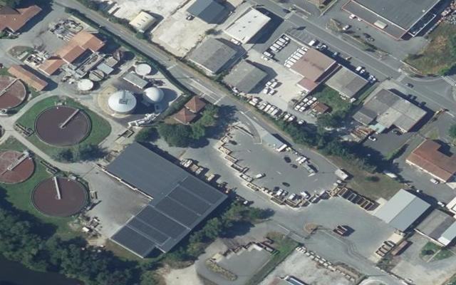 Vue aérienne — Déchetterie de Castres