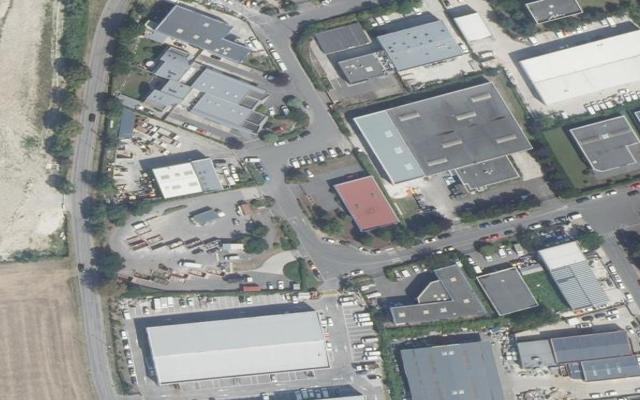 Vue aérienne — Déchetterie de Chelles