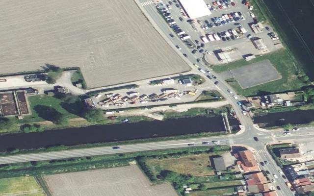 Vue aérienne — Déchetterie de Bray-Dunes