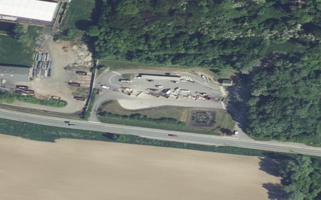 Vue aérienne — Déchetterie de Caudry