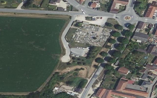 Vue aérienne — Déchetterie de Condé-sur-Marne