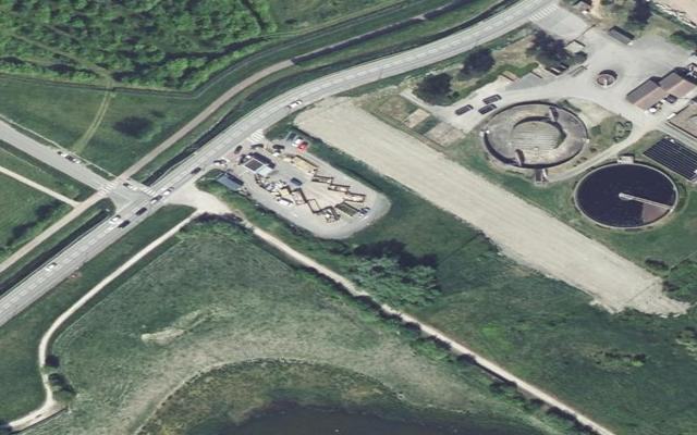 Vue aérienne — Déchetterie de Gravelines