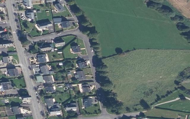 Vue aérienne — Déchetterie de Louvigné-du-Désert
