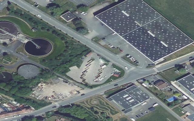 Vue aérienne — Déchetterie d'Hazebrouck