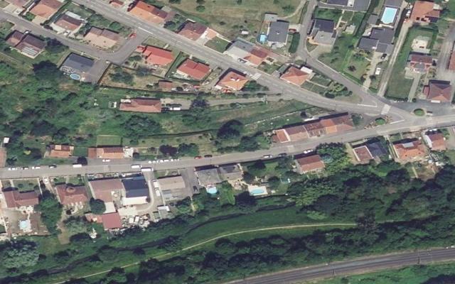 Vue aérienne — Déchetterie de Hombourg-Haut