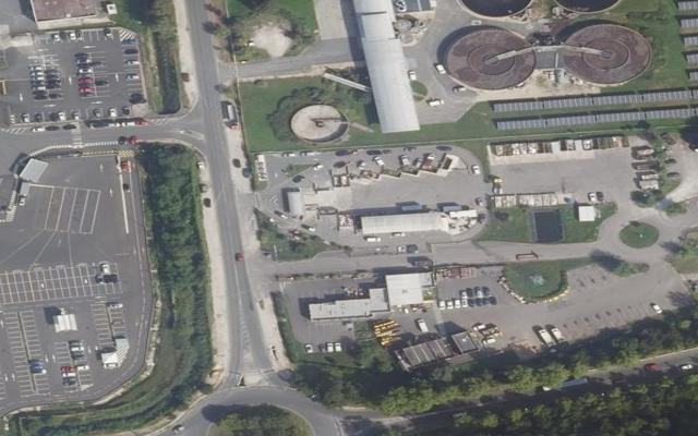 Vue aérienne — Déchetterie de Saint-Pierre-lès-Nemours