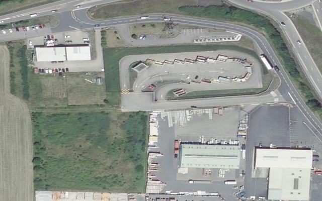 Vue aérienne — Déchetterie de Woustviller