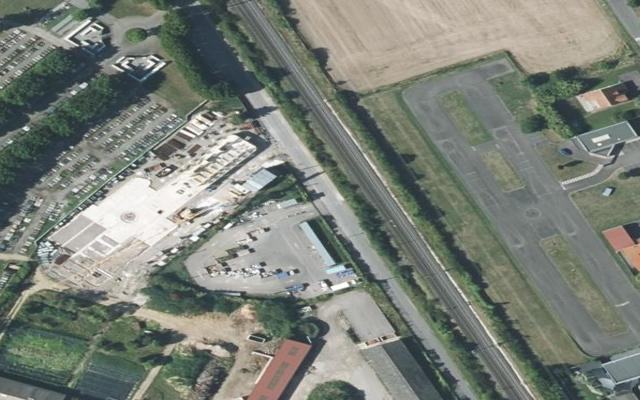 Vue aérienne — Déchetterie de Thionville (Chemin des Resistants)