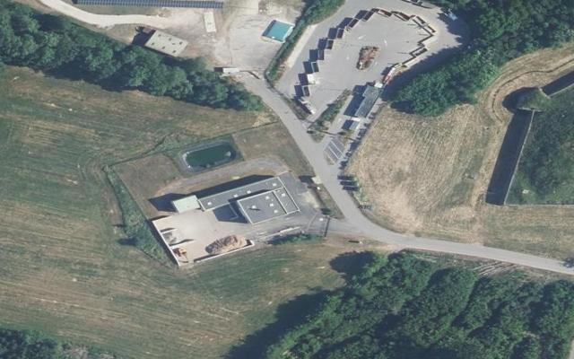 Vue aérienne — Déchetterie de Golbey