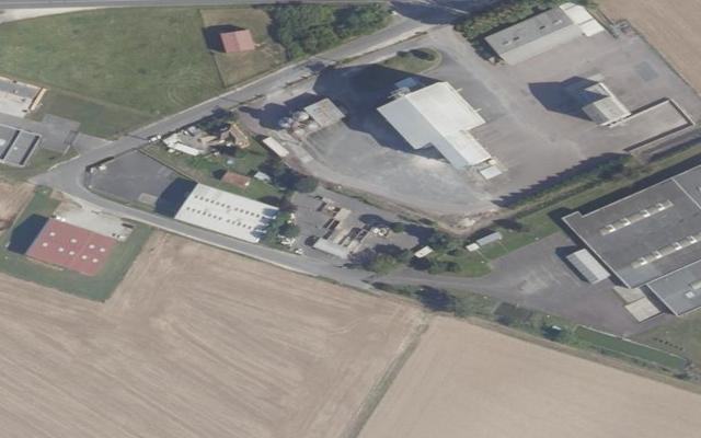 Vue aérienne — Déchetterie de Chaintreaux