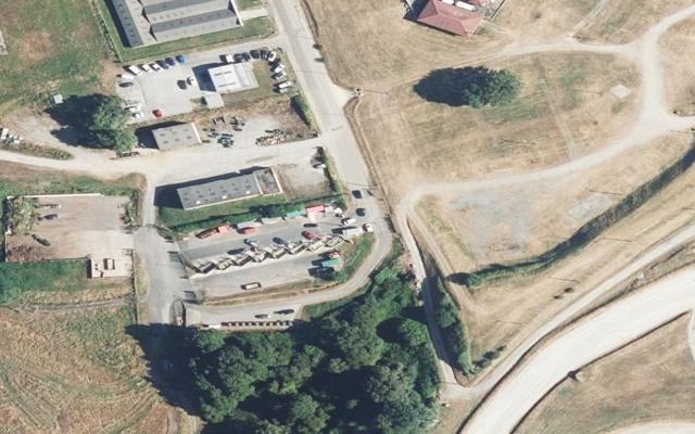 Vue aérienne — Déchetterie de Saint-Junien