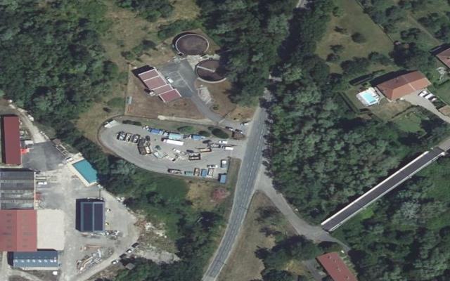 Vue aérienne — Déchetterie de Dieulouard