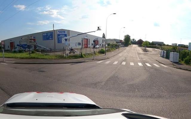 Vue depuis la rue — Déchetterie d'Heillecourt