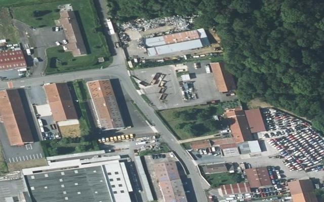 Vue aérienne — Déchetterie de Longuyon