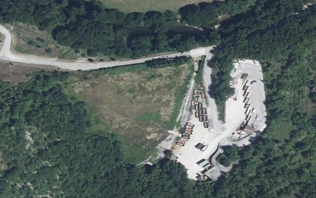 Vue aérienne — Déchetterie de Molières-Cavaillac