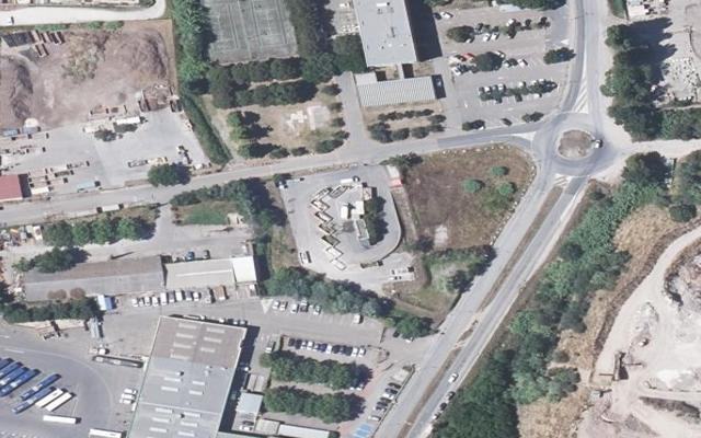 Vue aérienne — Déchetterie Nîmes Ancienne Motte