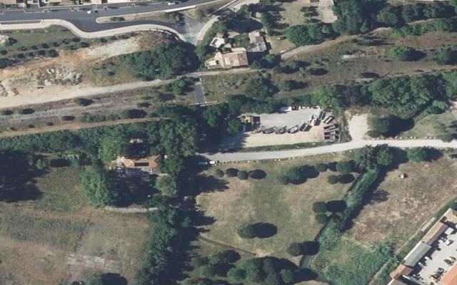 Vue aérienne — Déchetterie Saint-Gilles