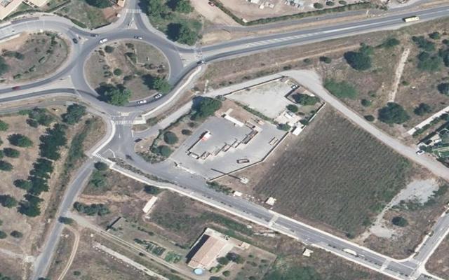 Vue aérienne — Déchetterie de Cournonterral