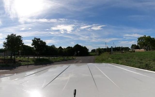 Vue depuis la rue — Déchetterie de Lunel