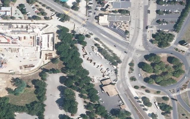 Vue aérienne — Déchetterie de Montpellier - la Mosson