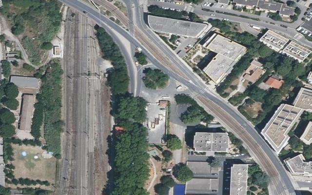 Vue aérienne — Déchetterie de Montpellier Près d'Arène