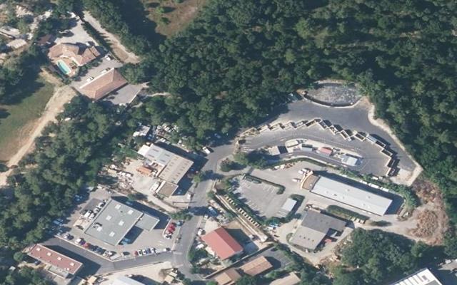 Vue aérienne — Déchetterie de Saint-Gély-du-Fesc