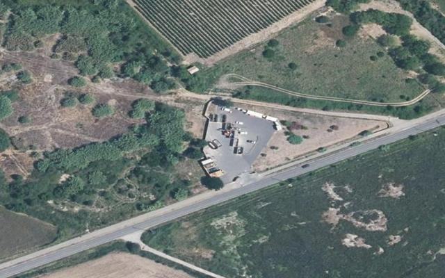 Vue aérienne — Déchetterie de Villeneuve-lès-Maguelone